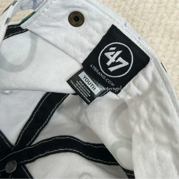 💚Girls New York Jets '47 White Adore Clean Up Adjustable Hat💚 - Picture 6 of 9